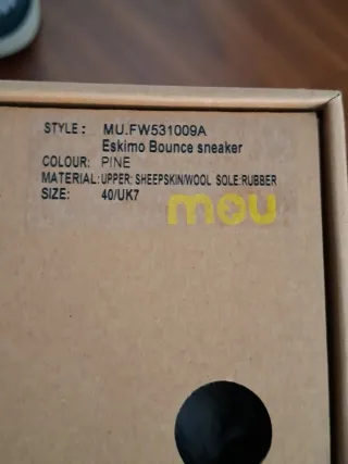 Zapatillas Mou Verde