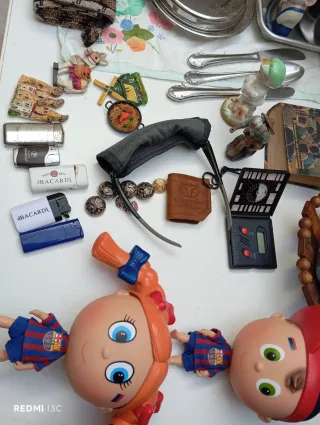 Lote di oggetti vintage e altro