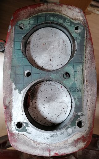 Cabezal compresor doble cilindro