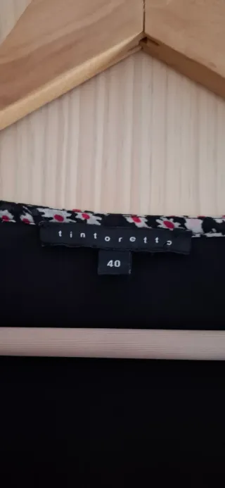 Vestido largo floral tintoretto talla 40