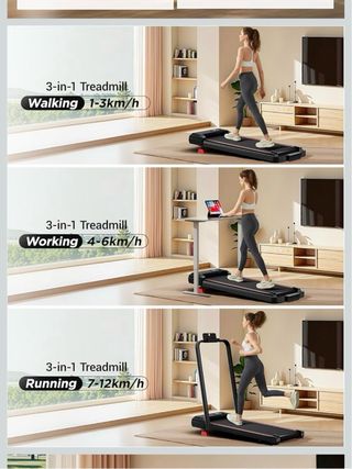 Cinta de correr pleglable