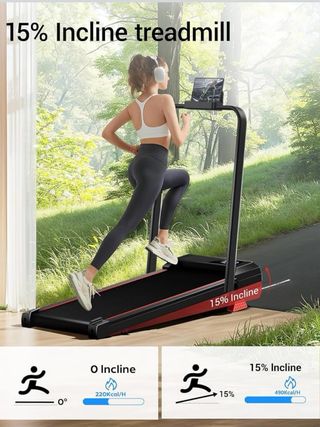 Cinta de correr pleglable