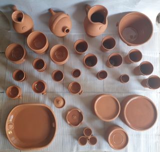 Servizio completo terracotta