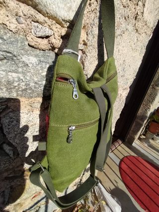 Mochila-bolso lino antirrobo