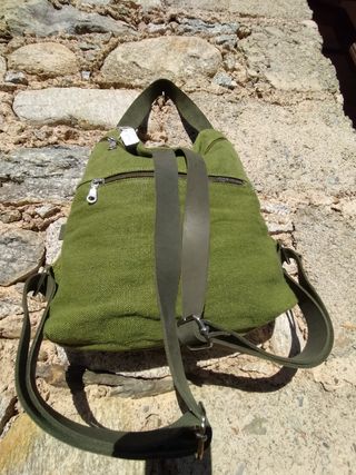 Mochila-bolso lino antirrobo