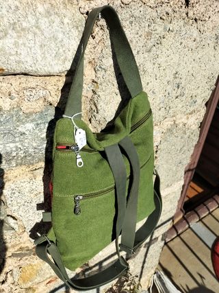 Mochila-bolso lino antirrobo