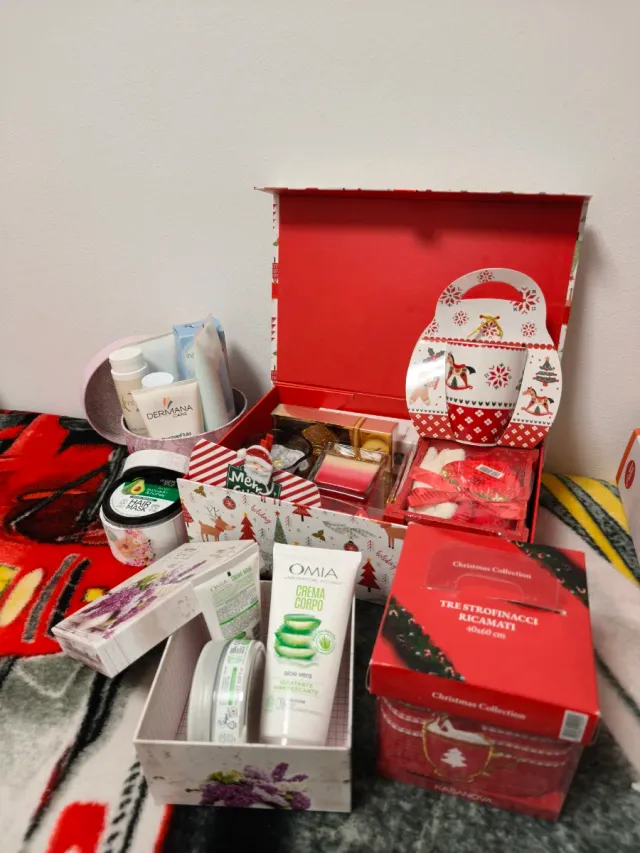 Set box Scatola Regali Natale