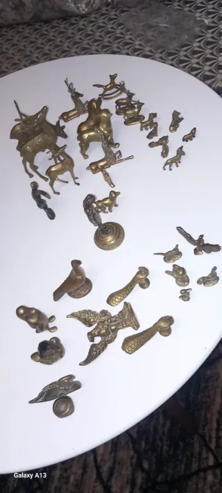 Lote Antigüedades Bronce Figuras Varias