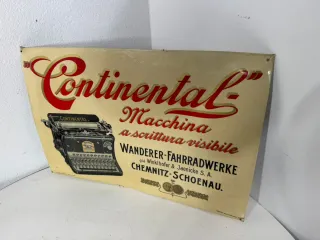 Insegna pubblicitaria Continental Macchina