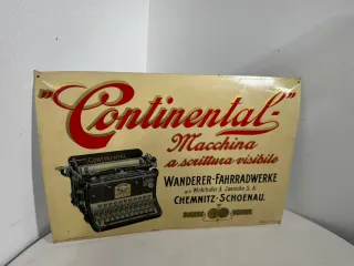 Insegna pubblicitaria Continental Macchina