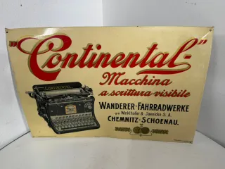 Insegna pubblicitaria Continental Macchina