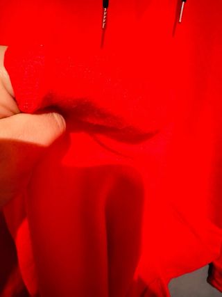 Vestido Sudadera Rojo Talla 5XL