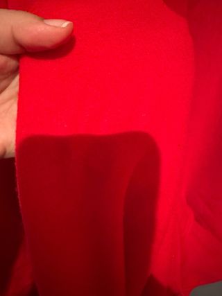 Vestido Sudadera Rojo Talla 5XL