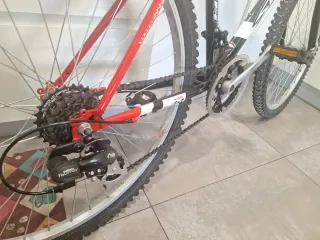 Bicicleta 24 Roja y Negra