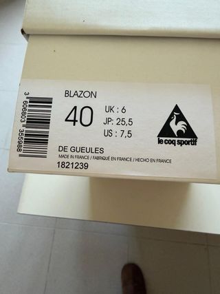 Zapatillas Le Coq Sportif Blancas y Rojas