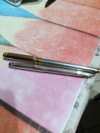 Coppia penne in argento