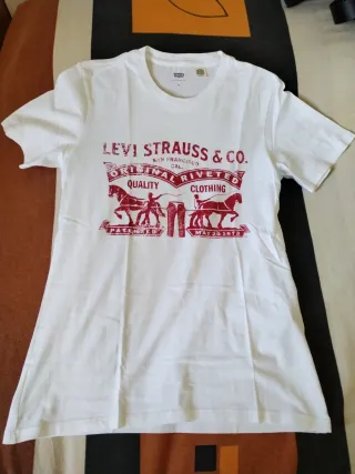 Camiseta Levi's Mujer Blanca