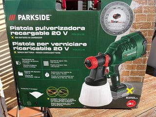 Pistola Pintura Parkside 20V SIN BATERÍA