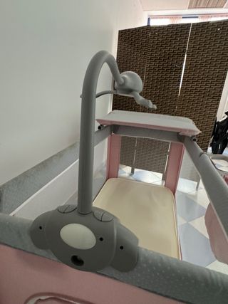 Cuna de viaje Kinderkraft con cambiador