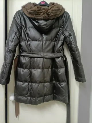 Chaquetón Piel Marrón Giovanni