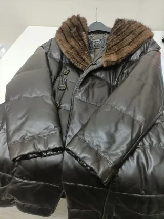 Chaquetón Piel Marrón Giovanni