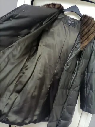 Chaquetón Piel Marrón Giovanni