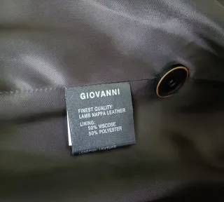 Chaquetón Piel Marrón Giovanni