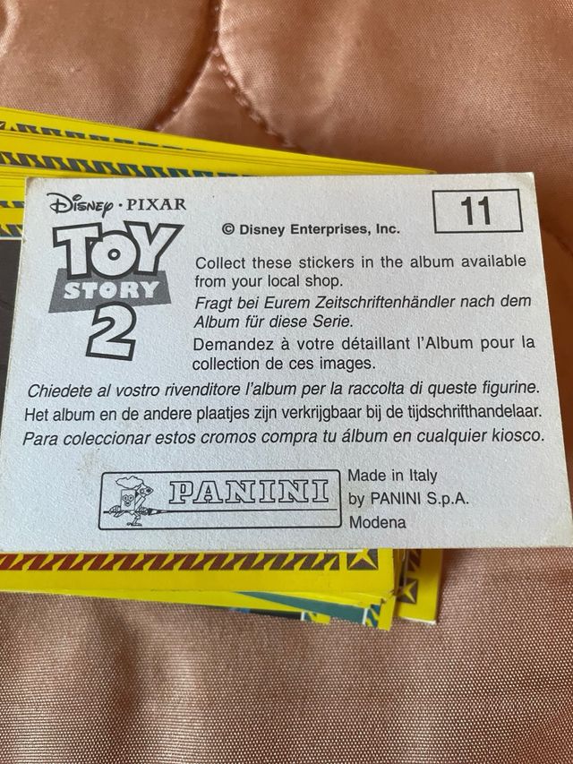 Colección Cromos Toy Story