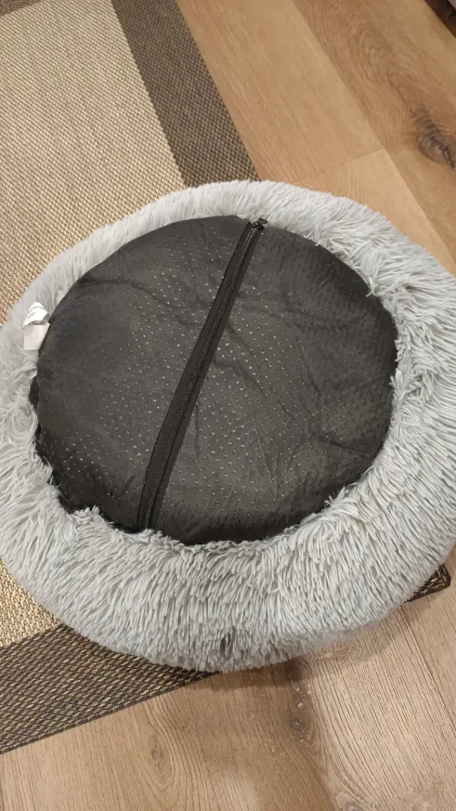 Cama redonda para mascotas suave diámetro 50 cm