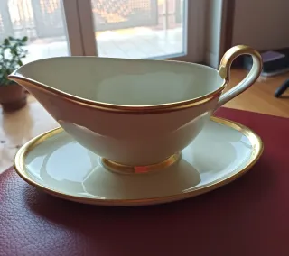 Salsiera vintage porcellana