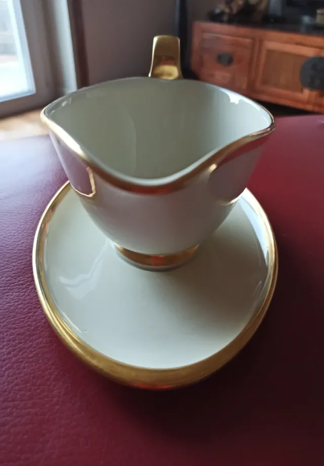 Salsiera vintage porcellana