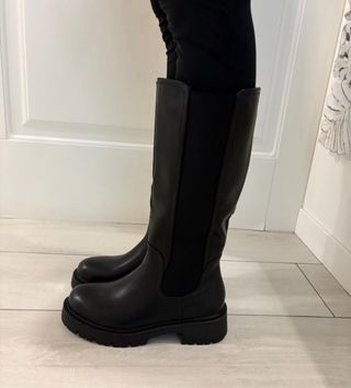 Stivali neri donna Tg 39 con elastico nuovo