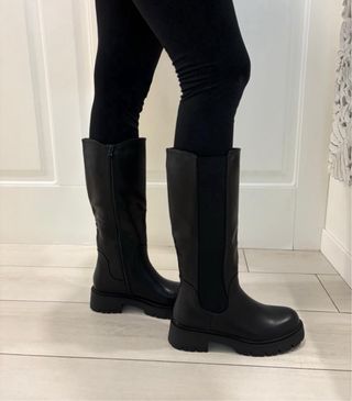 Stivali neri donna Tg 39 con elastico nuovo