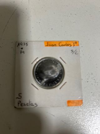 Moneda 5 Pesetas Juan Carlos 1975