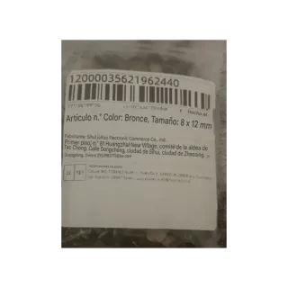 Remaches Bronce 8/12 mm Nuevos
