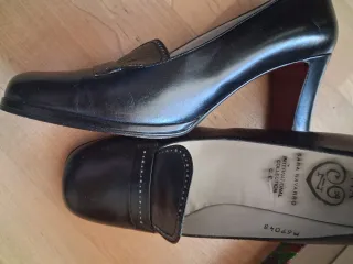 Zapatos  Negros Tacon Sara Navarro