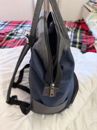 Mochila ACOLORS Negra y Azul