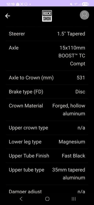 Horquilla Rockshox Sid Select 29" 120mm