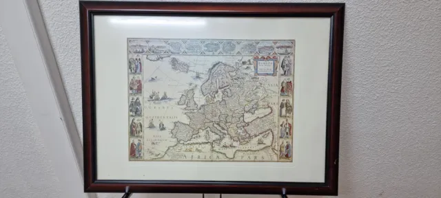 Reproducción Mapa Europa Blaeu