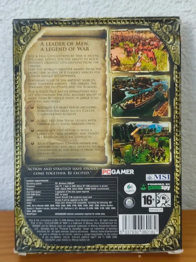 Rise & Fall: Civilizations at War PC DVD