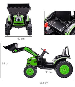 Tractor Excavadora Eléctrico Niños *Oportunidad*
