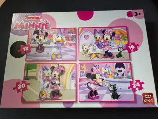 4 Puzzles Disney Minnie 3+ Años