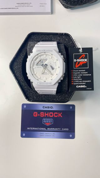 Casio G-Shock Blanco - Reloj Analógico/Digital