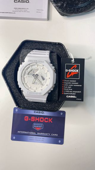 Casio G-Shock Blanco - Reloj Analógico/Digital