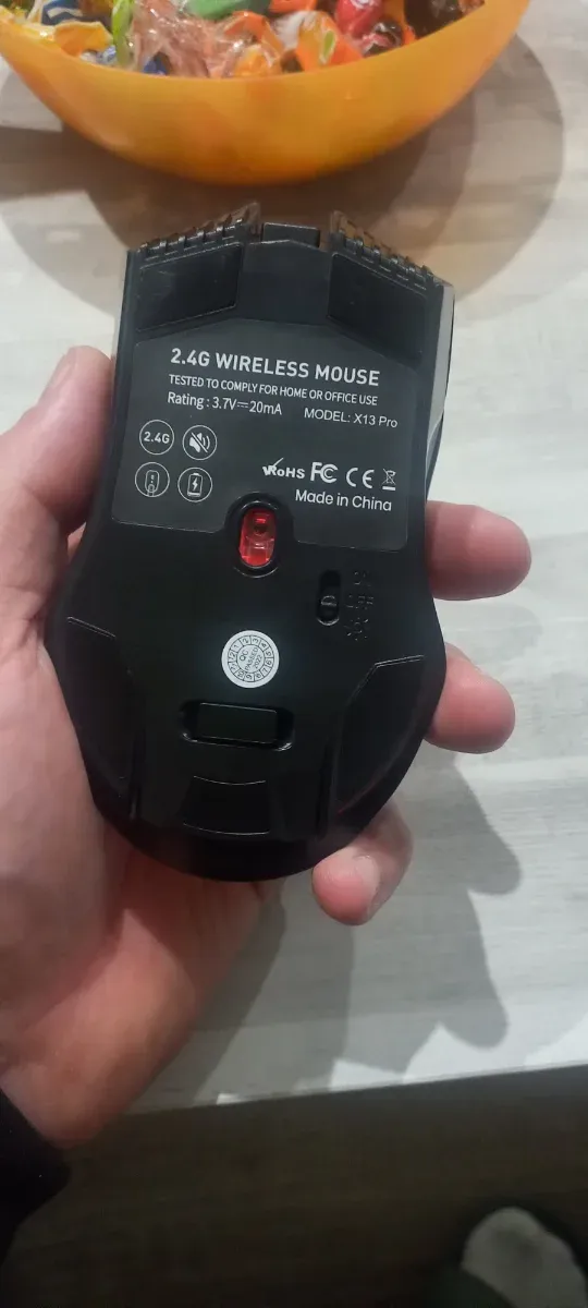 Ratón Gamer RGB Inalámbrico Bluond