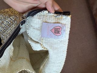 Falda fiesta beige y dorada