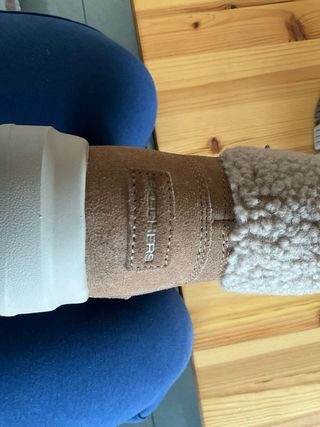 Botas Skechers Go Walk Mujer Marrones