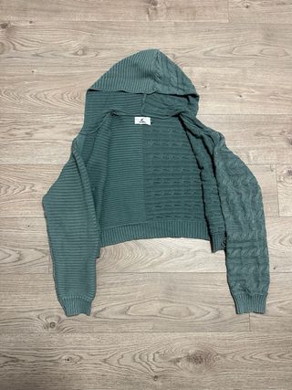 Jersey Scuffers Verde Trenzado Cremallera