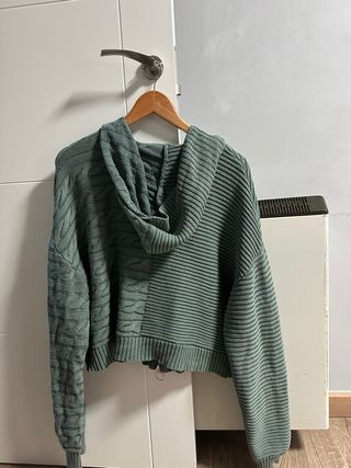 Jersey Scuffers Verde Trenzado Cremallera