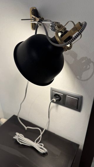 2 Lámparas Negras RANARP Ikea